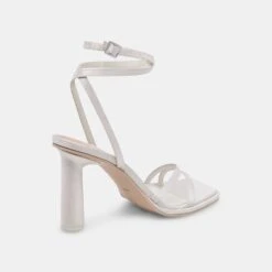 Dolce Vita DISERE HEELS OFF WHITE SATIN -Modish Shoe DOLCEVITA HEELS DISERE OFFWHITESILK 03