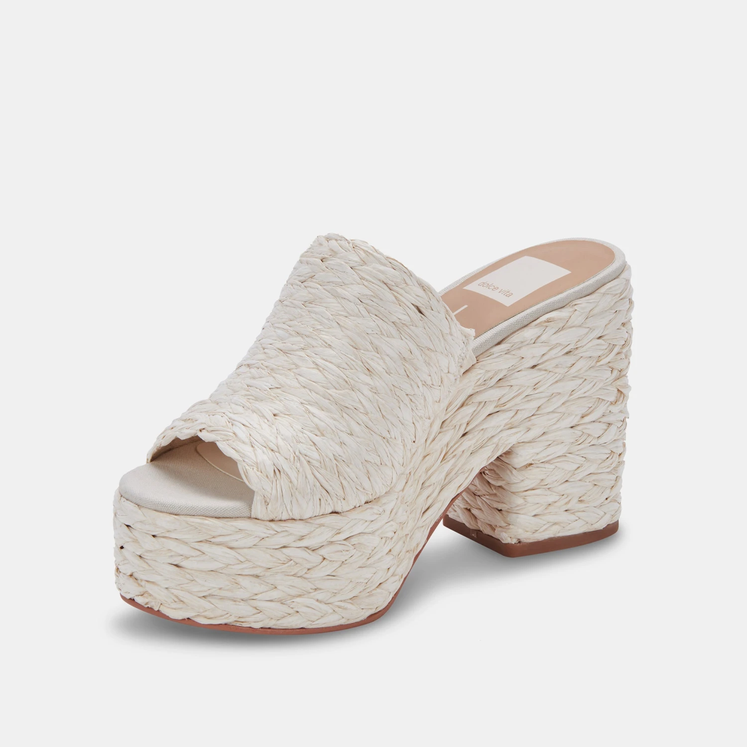 ELORA HEELS OFF WHITE RAFFIA 11 ELORA HEELS OFF WHITE RAFFIA - Image 11