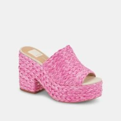 ELORA HEELS ORCHID RAFFIA 20 ELORA HEELS ORCHID RAFFIA -Modish Shoe DOLCEVITA HEELS ELORA ORCHIDRAFFIA 01