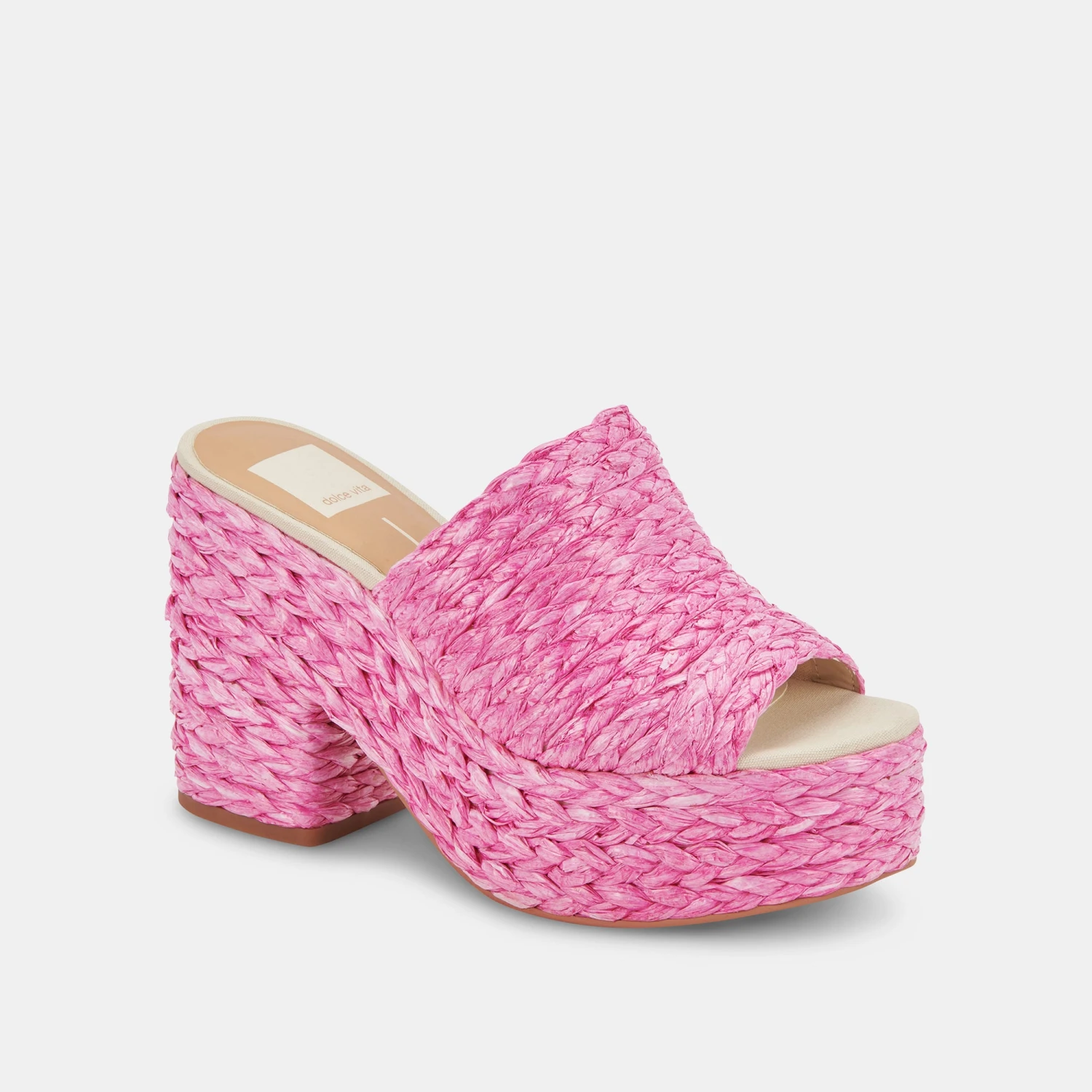 ELORA HEELS ORCHID RAFFIA 7 ELORA HEELS ORCHID RAFFIA - Image 7