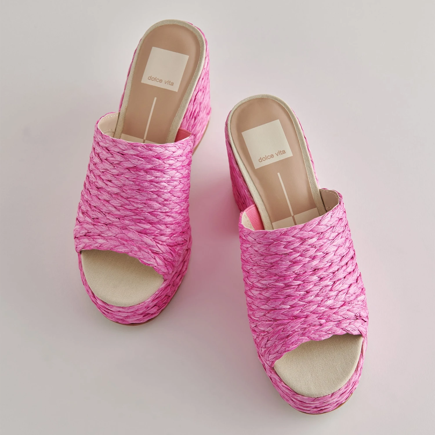 ELORA HEELS ORCHID RAFFIA 3 ELORA HEELS ORCHID RAFFIA - Image 3