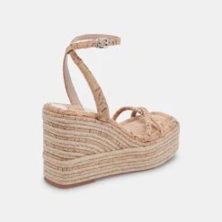 ELVIA WEDGES NATURAL CORK 11 ELVIA WEDGES NATURAL CORK -Modish Shoe DOLCEVITA HEELS ELVIA NATURALCORK 03