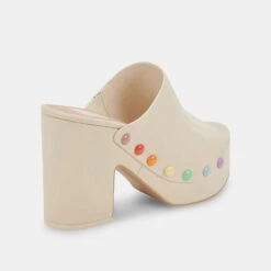 Dolce Vita EMOL PRIDE HEELS IVORY LEATHER -Modish Shoe DOLCEVITA HEELS EMOLPRIDE IVORYLEATHER 03