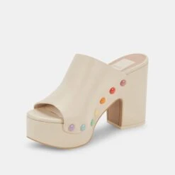 Dolce Vita EMOL PRIDE HEELS IVORY LEATHER -Modish Shoe DOLCEVITA HEELS EMOLPRIDE IVORYLEATHER 08