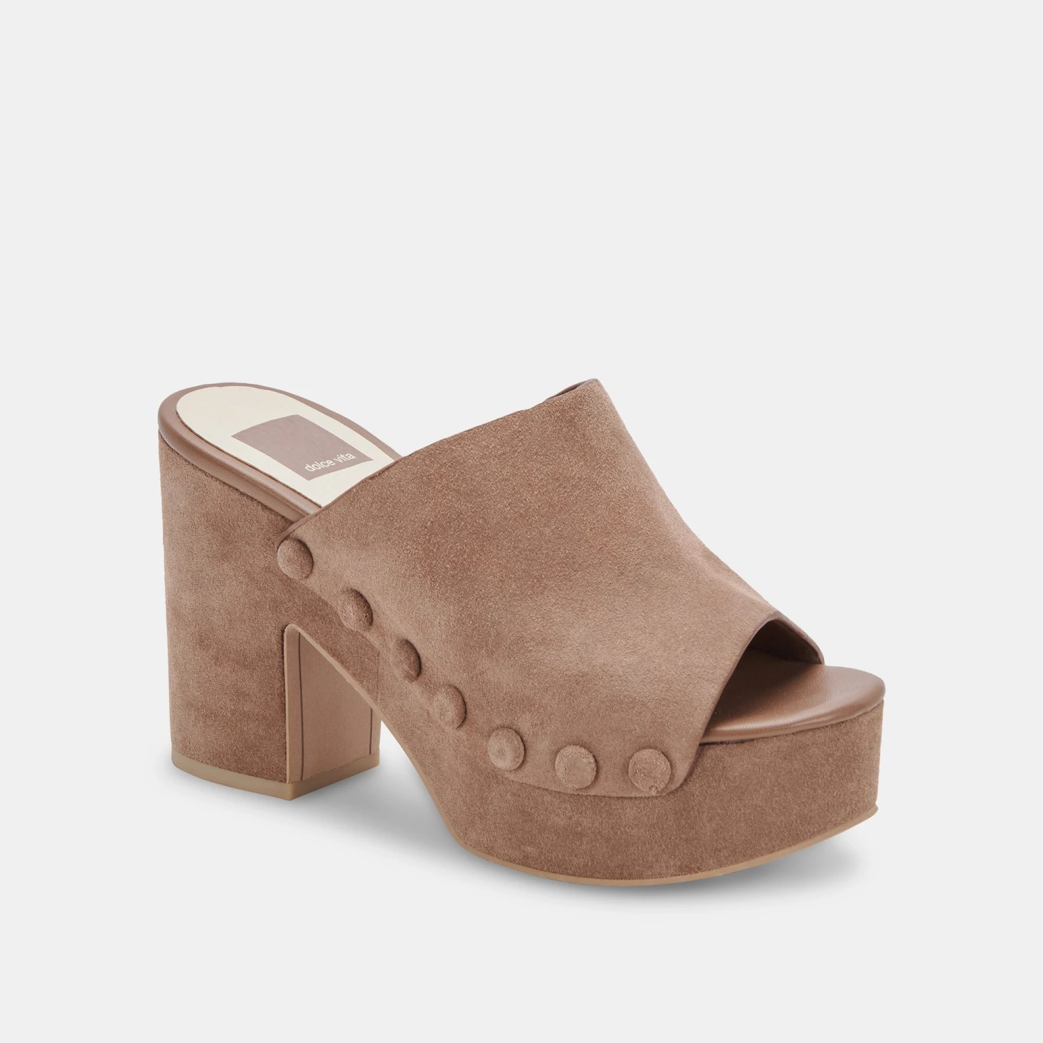 EMOL HEELS MUSHROOM SUEDE 2 EMOL HEELS MUSHROOM SUEDE - Image 2