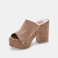 EMOL HEELS MUSHROOM SUEDE 13 EMOL HEELS MUSHROOM SUEDE -Modish Shoe DOLCEVITA HEELS EMOL MUSHROOMSUEDE 08