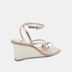 Dolce Vita GEMINI WEDGES METALLIC MULTI CRACKLED STELLA -Modish Shoe DOLCEVITA HEELS GEMINI METALLICMULTICRACKLEDSTELLA 03