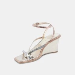 Dolce Vita GEMINI WEDGES METALLIC MULTI CRACKLED STELLA -Modish Shoe DOLCEVITA HEELS GEMINI METALLICMULTICRACKLEDSTELLA 08