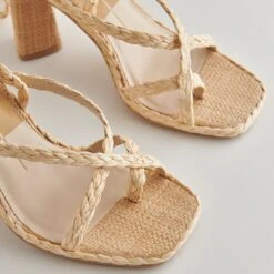 Modish Shoe -Modish Shoe DOLCEVITA HEELS JOELLE LT NATURAL RAFFIA DETAILS 2 b57bbafe 0904 4a92 8330 98a6a39886f3