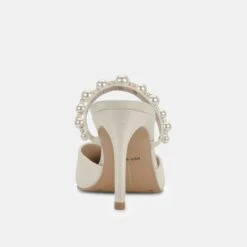 KANIKA PEARL HEELS VANILLA SILK -Modish Shoe DOLCEVITA HEELS KANIKA VANILLASILK 05