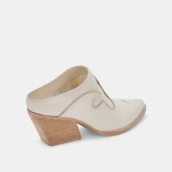 LARS MULES IVORY NUBUCK -Modish Shoe DOLCEVITA HEELS LARS IVORYNUBUCK 03