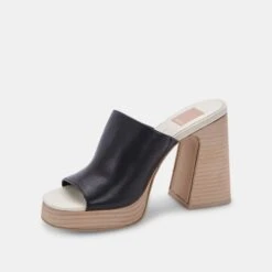 LUKAS HEELS BLACK LEATHER -Modish Shoe DOLCEVITA HEELS LUKAS BLACKLEATHER 08