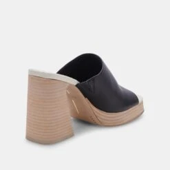 LUKAS HEELS BLACK LEATHER -Modish Shoe DOLCEVITA HEELS LUKAS BLACKLEATHER 09