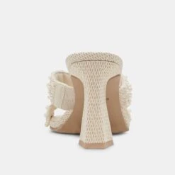 NITRO PEARL HEELS VANILLA RAFFIA -Modish Shoe DOLCEVITA HEELS NITROPEARL VANILLARAFFIA 05