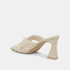 NITRO PEARL HEELS VANILLA RAFFIA -Modish Shoe DOLCEVITA HEELS NITROPEARL VANILLARAFFIA 09