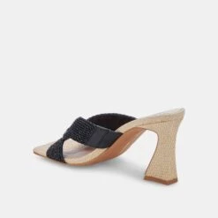 NITRO HEELS BLACK RAFFIA -Modish Shoe DOLCEVITA HEELS NITRO BLACKRAFFIA 09
