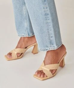 NITRO HEELS LT NATURAL RAFFIA -Modish Shoe DOLCEVITA HEELS NITRO LTNATURALRAFFIA ONFOOT 5