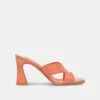 NITRO HEELS ORANGE RAFFIA