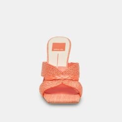 NITRO HEELS ORANGE RAFFIA -Modish Shoe DOLCEVITA HEELS NITRO ORANGERAFFIA 04