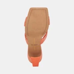 NITRO HEELS ORANGE RAFFIA -Modish Shoe DOLCEVITA HEELS NITRO ORANGERAFFIA 07