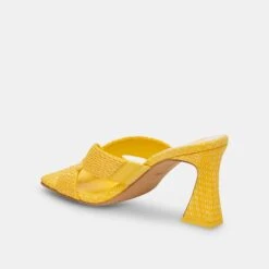 NITRO HEELS YELLOW RAFFIA -Modish Shoe DOLCEVITA HEELS NITRO YELLOWRAFFIA 09