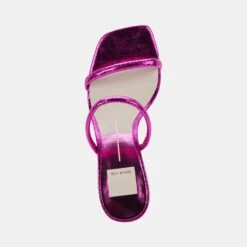 NOLES HEELS ELECTRIC PINK STELLA -Modish Shoe DOLCEVITA HEELS NOLES ELECTRICPINKMETALLICSTELLA 06
