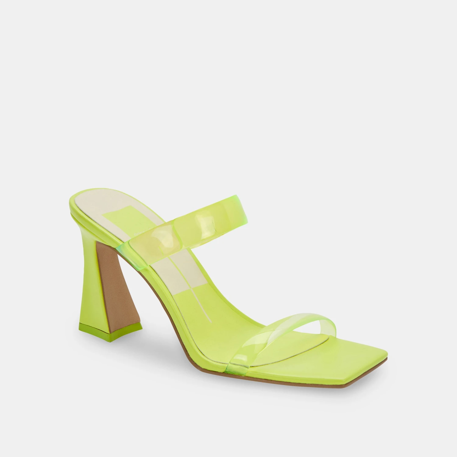 NOVAH HEELS NEON LIME VINYL 2 NOVAH HEELS NEON LIME VINYL - Image 2