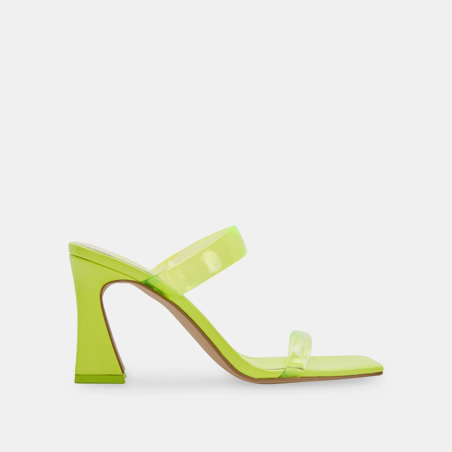 NOVAH HEELS NEON LIME VINYL 1 NOVAH HEELS NEON LIME VINYL