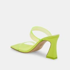 NOVAH HEELS NEON LIME VINYL 13 NOVAH HEELS NEON LIME VINYL -Modish Shoe DOLCEVITA HEELS NOVAH NEONLIMEVINYL 09