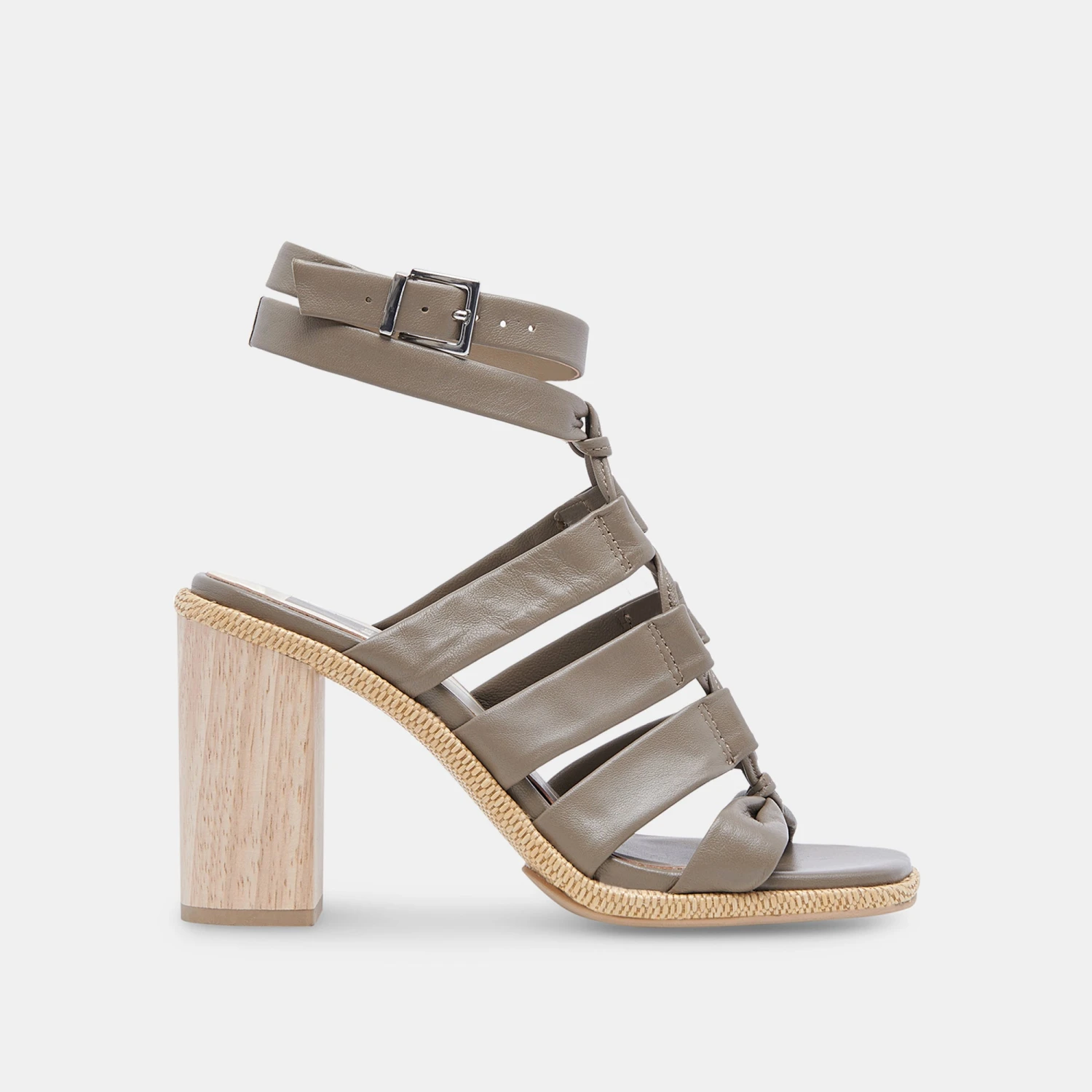 Dolce Vita OLEMA HEELS DARK OLIVE LEATHER 1 Dolce Vita OLEMA HEELS DARK OLIVE LEATHER