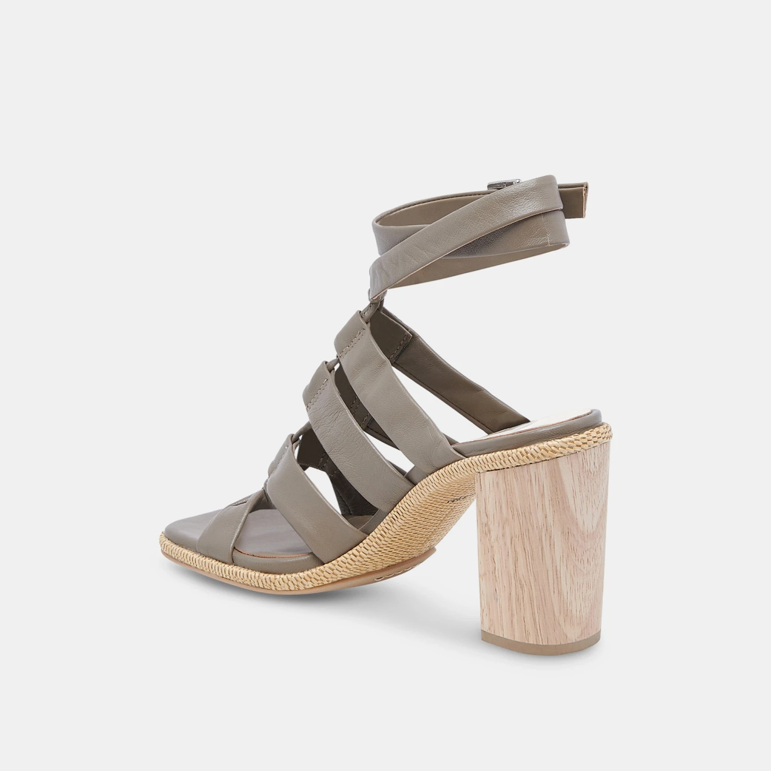 Dolce Vita OLEMA HEELS DARK OLIVE LEATHER 5 Dolce Vita OLEMA HEELS DARK OLIVE LEATHER - Image 5