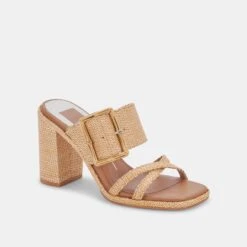 ONNIE WIDE HEELS WARM NATURAL RAFFIA -Modish Shoe DOLCEVITA HEELS ONNIE WARMNATURALRAFFIA 01 4dab5818 854d 433f 862b 9c432b60564d