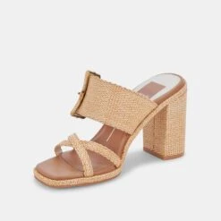 ONNIE WIDE HEELS WARM NATURAL RAFFIA -Modish Shoe DOLCEVITA HEELS ONNIE WARMNATURALRAFFIA 08 9da67212 a03d 43ac 826e dfe291b96a86