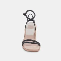 ORO HEELS BLACK STELLA -Modish Shoe DOLCEVITA HEELS ORO BLACKSTELLA 04