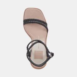 ORO HEELS BLACK STELLA -Modish Shoe DOLCEVITA HEELS ORO BLACKSTELLA 06