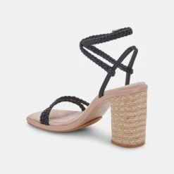 ORO HEELS BLACK STELLA -Modish Shoe DOLCEVITA HEELS ORO BLACKSTELLA 09