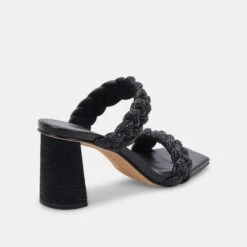 PAILY RHINESTONE HEELS BLACK RHINESTONE 13 PAILY RHINESTONE HEELS BLACK RHINESTONE -Modish Shoe DOLCEVITA HEELS PAILYRHINESTONE BLACKRHINESTONE 03