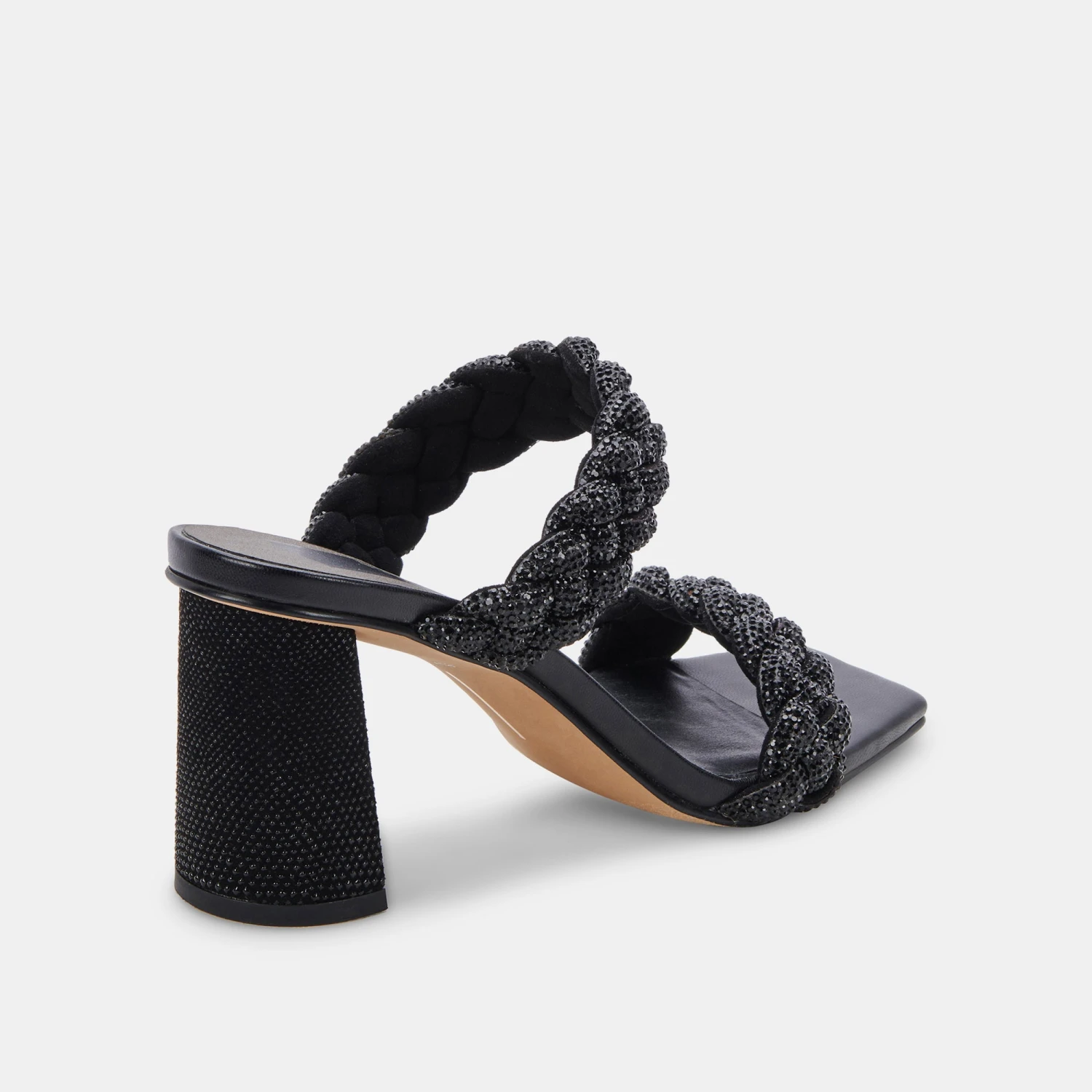 PAILY RHINESTONE HEELS BLACK RHINESTONE 4 PAILY RHINESTONE HEELS BLACK RHINESTONE - Image 4