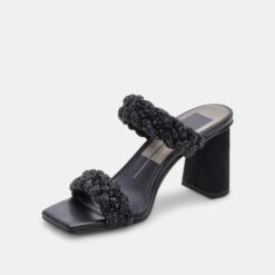 PAILY RHINESTONE HEELS BLACK RHINESTONE 14 PAILY RHINESTONE HEELS BLACK RHINESTONE -Modish Shoe DOLCEVITA HEELS PAILYRHINESTONE BLACKRHINESTONE 08