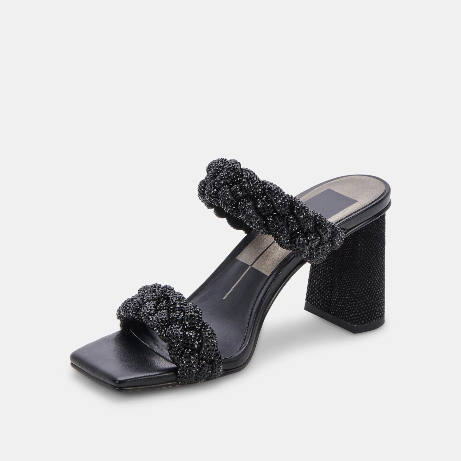 PAILY RHINESTONE HEELS BLACK RHINESTONE 5 PAILY RHINESTONE HEELS BLACK RHINESTONE - Image 5