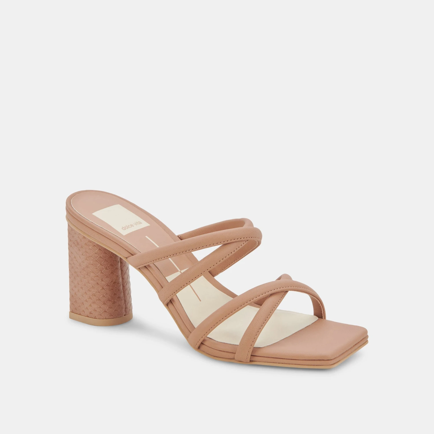 PATSI WIDE HEELS CAFE LEATHER 2 PATSI WIDE HEELS CAFE LEATHER - Image 2