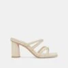 PATSI WIDE HEELS IVORY LEATHER