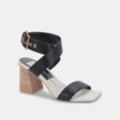 PAYTIN HEELS BLACK LEATHER -Modish Shoe DOLCEVITA HEELS PAYTIN BLACKLEATHER 01