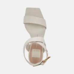 PAYTIN HEELS IVORY LEATHER -Modish Shoe DOLCEVITA HEELS PAYTIN IVORYLEATHER 06