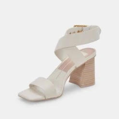 PAYTIN HEELS IVORY LEATHER -Modish Shoe DOLCEVITA HEELS PAYTIN IVORYLEATHER 08
