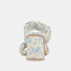 PILTON HEELS BLUE FLORAL STELLA -Modish Shoe DOLCEVITA HEELS PILTON BLUEFLORALSTELLA 05