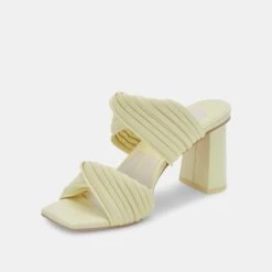 PILTON HEELS LEMON CREAM STELLA -Modish Shoe DOLCEVITA HEELS PILTON LEMONCREAMSTELLA 08
