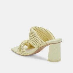PILTON HEELS LEMON CREAM STELLA -Modish Shoe DOLCEVITA HEELS PILTON LEMONCREAMSTELLA 09