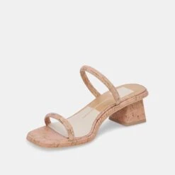 RAMIZE SANDALS NATURAL CORK -Modish Shoe DOLCEVITA HEELS RAMIZE NATURALCORK 8