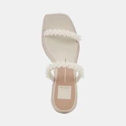 RIVER PEARL HEELS VANILLA PEARLS -Modish Shoe DOLCEVITA HEELS RIVERPEARL VANILLAPEARL 06